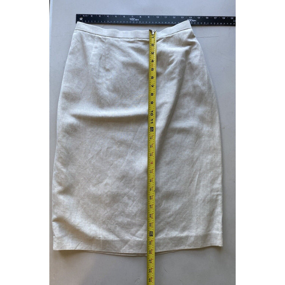 ADRIANNA PAPELL Skirt Suit Womens Size 12 Linen Blend Vintage Lightweight NWTF - Picture 7 of 15